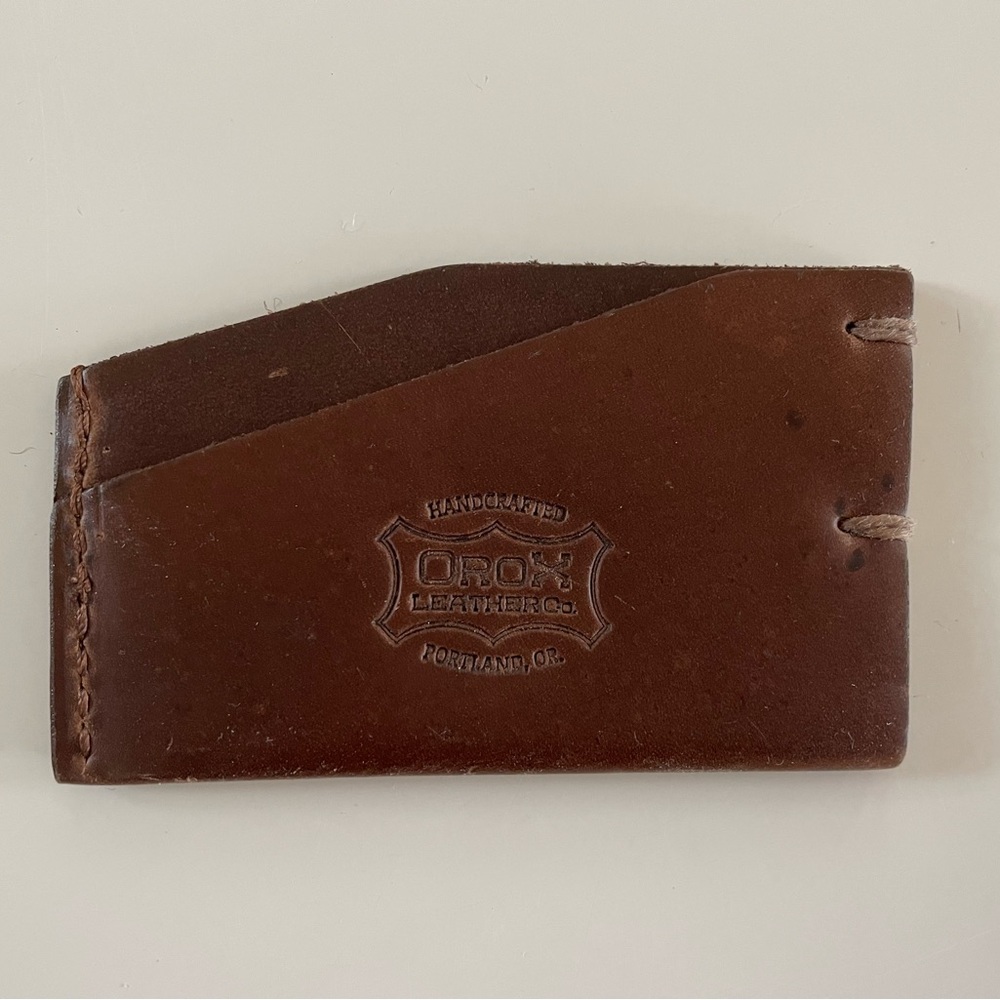 Orox Brown Leather Card Holder